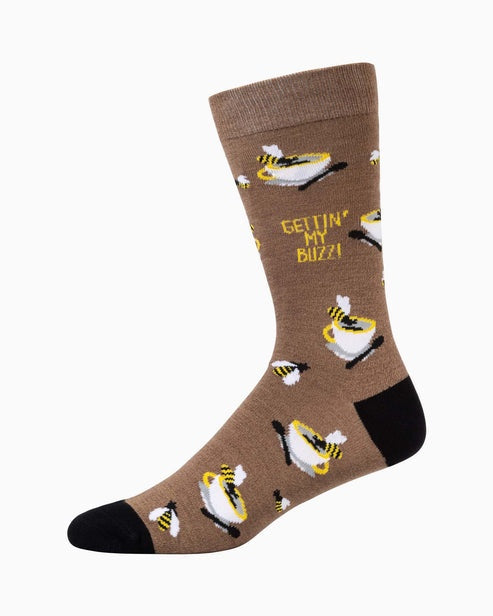 Mens Gettn my Buzz Bamboo Socks