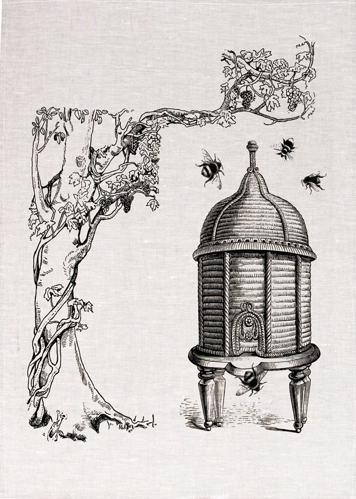 Beehive Tea Towel