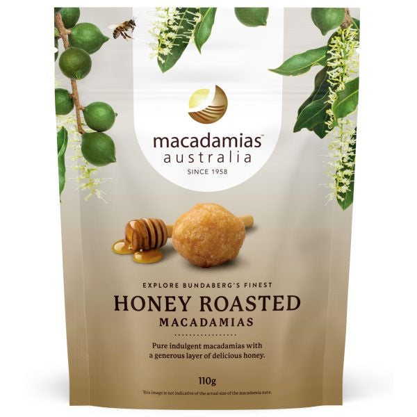 Macadamias Australia Honey Roasted 110g