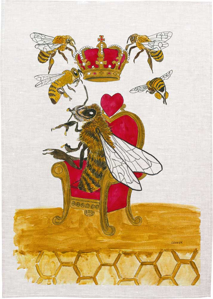 Queen Bee Tea Towel