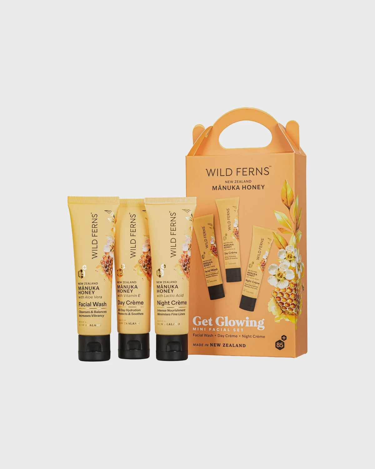 Wild Ferns - Get Glowing Facial Set - Mudgee Honey Haven