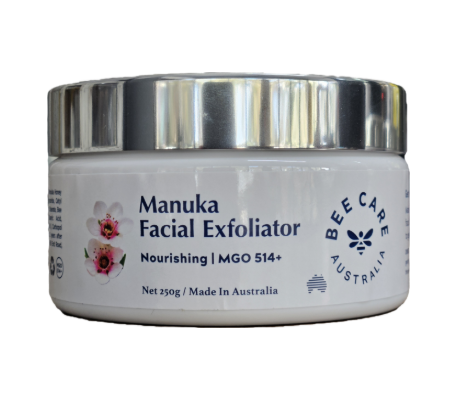 BeeCare Manuka Facial Exfoliator  514+ 250g - Mudgee Honey Haven