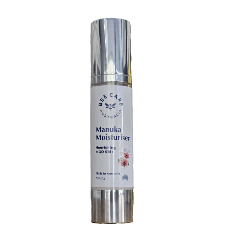 Beecare Manuka Moisturiser Pump  MGO 514+ - Mudgee Honey Haven