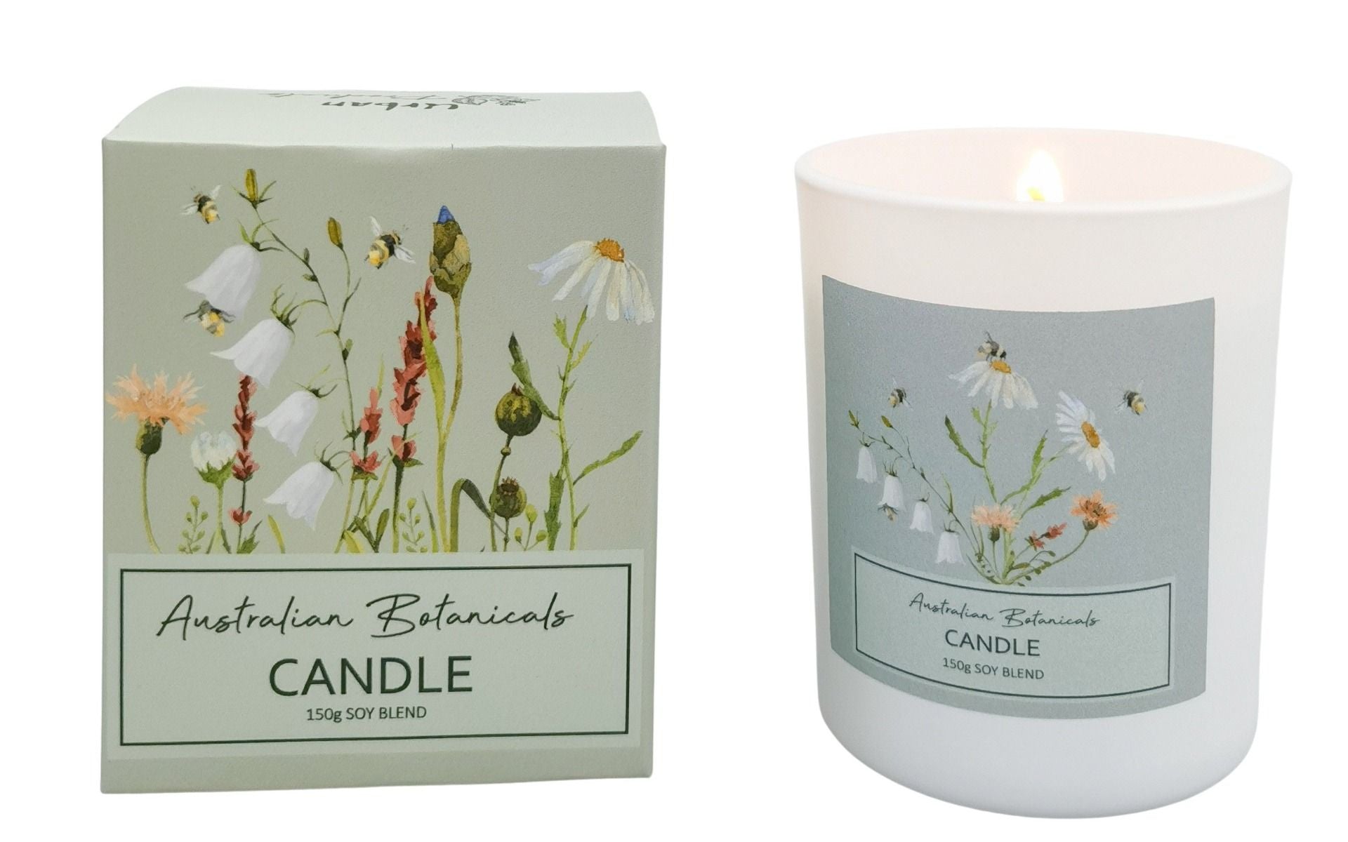 Bee Meadow Boxed Candle Sage 150g - Mudgee Honey Haven