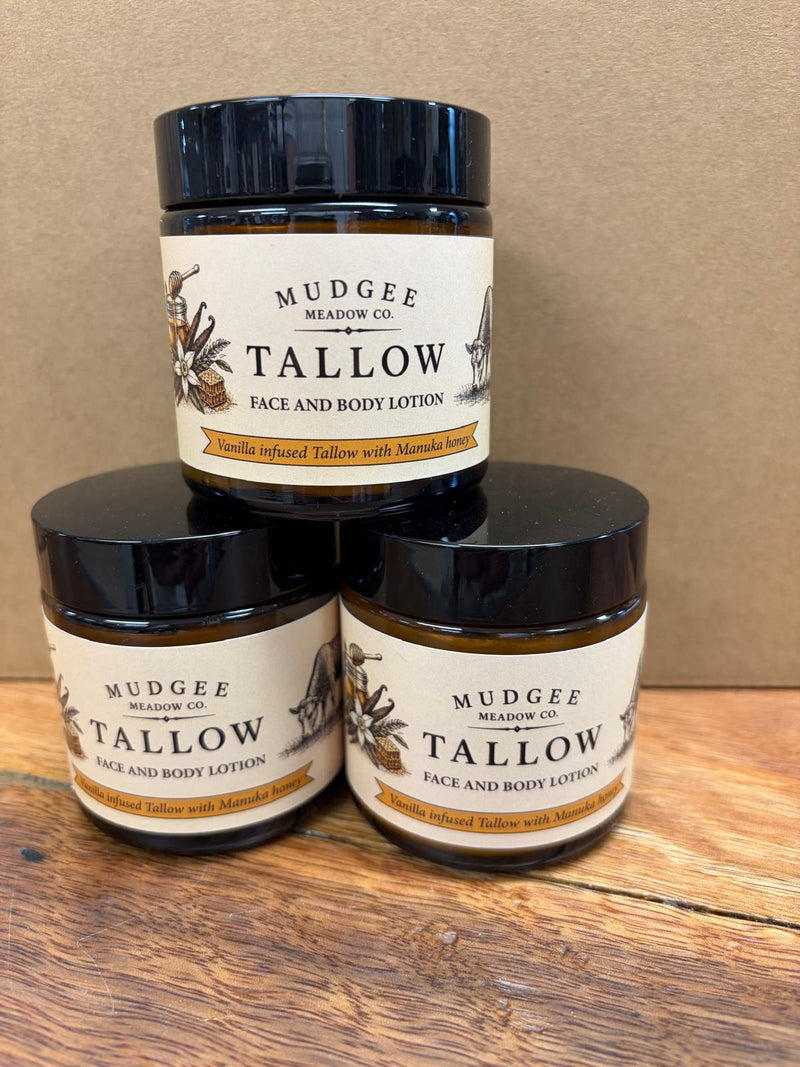 Vanilla Infused Tallow Lotion with Manuka Honey - Mudgee Honey Haven