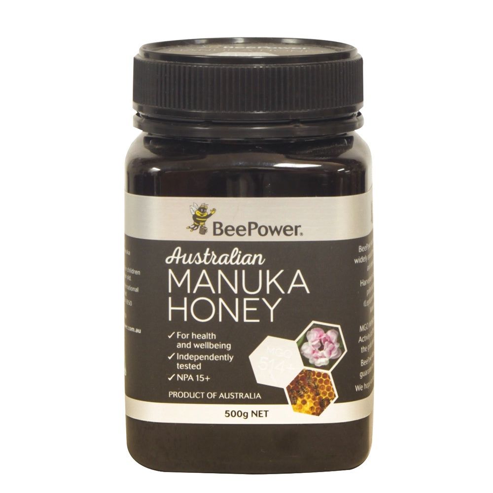 Beepower Manuka (+15 UMF - MGO 514) 500g - Mudgee Honey Haven